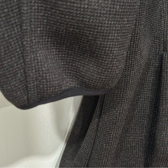 Reebok Full Zip Up Logo Jacket Black XLarge Pockets Mixed Media Athleisure NWOT - Picture 5 of 13